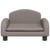Kids Sofa Taupe 50 x 40 x 30 cm Fabric