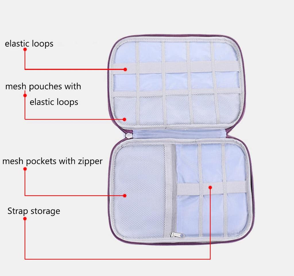 Watchband Box For Apple watch ultra 2 series 10 9 8 7  band Organizer Holder Bag Storage Case samsung galaxy watch 7 6 5 4 strap