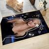 Flower Star Music Night Carpet Rug Soft Washable Antislip Home Living Room Sofa Mats Personalized Christmas Rug