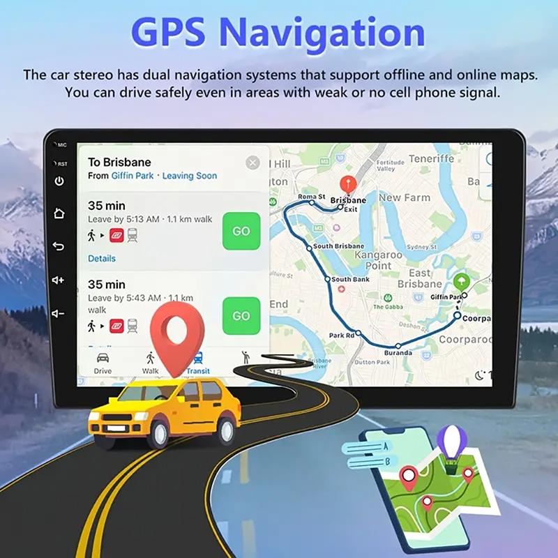 Universal Android 13 2Din Car Radio 7"/9"/10"Autoradio 64G GPS BT Car Audio Carpaly Multimedia Player For Hyundai Nissan Toyota