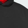 adidas Баскетбол FW24 Коллекция 2025 Глава 01 Флисовая толстовка с принтом-буквами Свободный крой Унисекс Пуловер-свитшот Черный Красный IZ4907