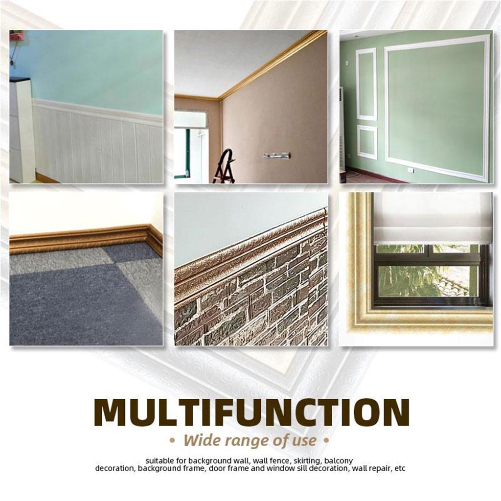 Self-adhesive Three-dimensional Wall Edging Strip Border Wall Decor