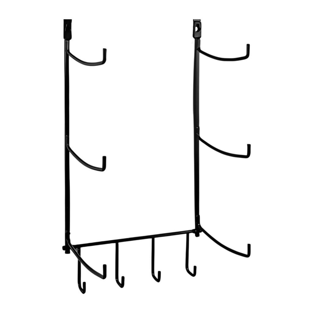 Wall Mount Yoga Mat Rack Foam Roller Towel Hanging Resistance Bands Holder