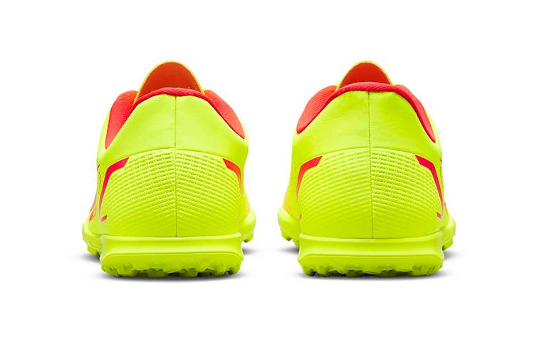 Nike Футбольные бутсы для детей Nike Mercurial Vapor 14, износостойкие, низкие, неоново-желтые, артикул CV0945-760
