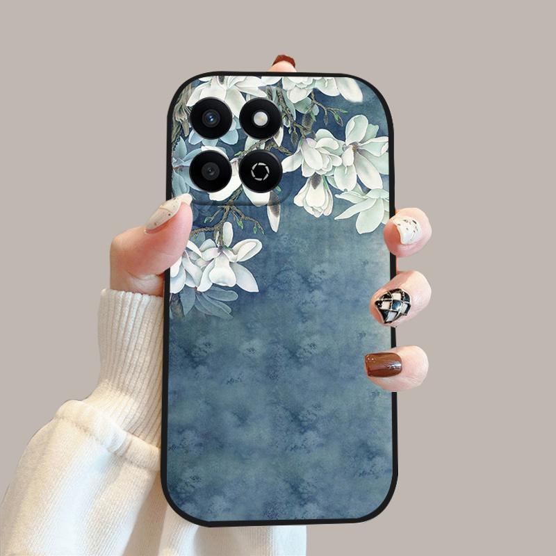 Мультяшный чехол-книжка для Honor 200 Smart Case X7c 4G Силиконовый мягкий ТПУ чехол для телефона для Honor Play 60 Plus 5G Защитный чехол Funda Cases