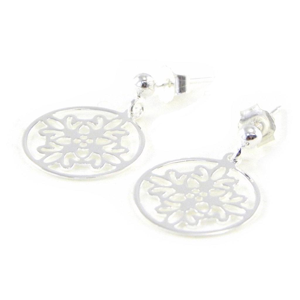 Les Trésors De Lily [H6180] — Серебряные серьги «Хореография» — 15 мм
