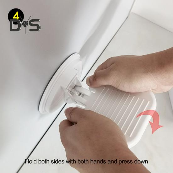 Регулируемая по высоте педаль для ванной комнаты, конструкция с присоской без сверления, нескользящая широкая педаль, экономящая место подставка для ног в душе