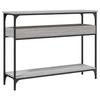VidaXL Table console avec étagère sonoma gris 100x29x75 cm 837720