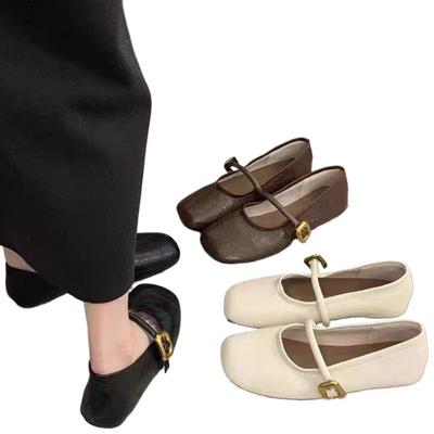 Ретро женская обувь Элегантные мягкие квадратные оксфорды повседневные женские кроссовки круглые бабушкины кожаные платья PU повседневные туфли на плоской подошве