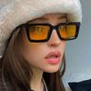 Retro Square Frame Sunglasses Women Men Luxury Brand Designer Outdoors Travel Driving Sun Glasses UV400 Mujer