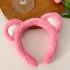 Market Style Party Headband, Bear Ears Pink, 5 Pieces