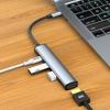 Универсальный хаб 3/4 в 1 Type-C с поддержкой PD100W Power Delivery, портом USB 3.0, адаптером HDTV 4K для множества устройств