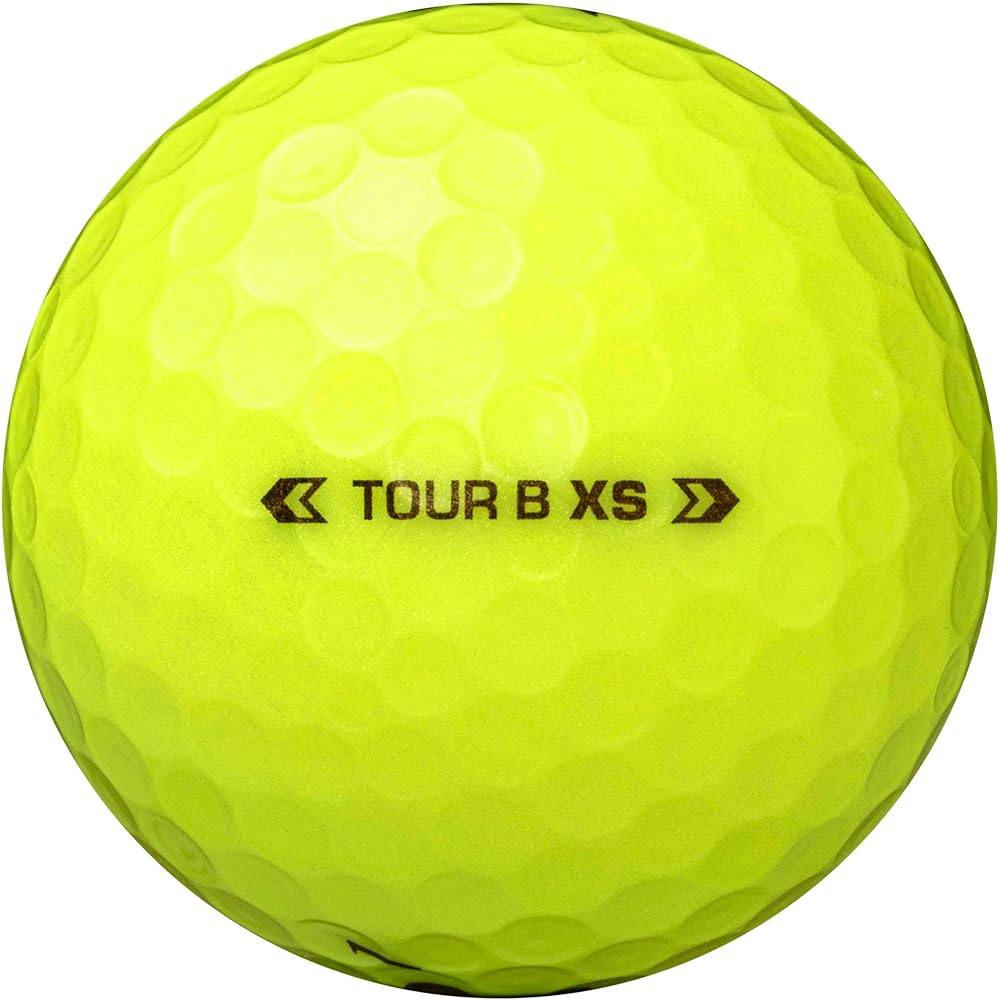 Мячи для гольфа Bridgestone TOUR B XS, упаковка 12 шт., желтые, модель 2024 года