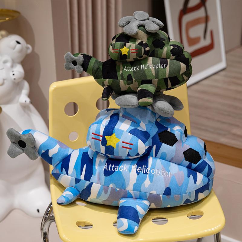 Cute Creative Cotton Airplane Stuffed Toys Blue Green Fighter Baby Appease Dolls Plush Comfort Dolls Soft Pillow Home Decor