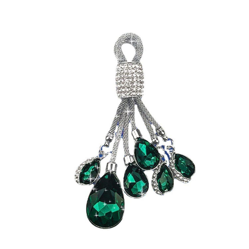 Украшение упаковки, брелок для ключей с каплями воды, брелок для ключей со стразами, подвеска для ключей с кристаллами