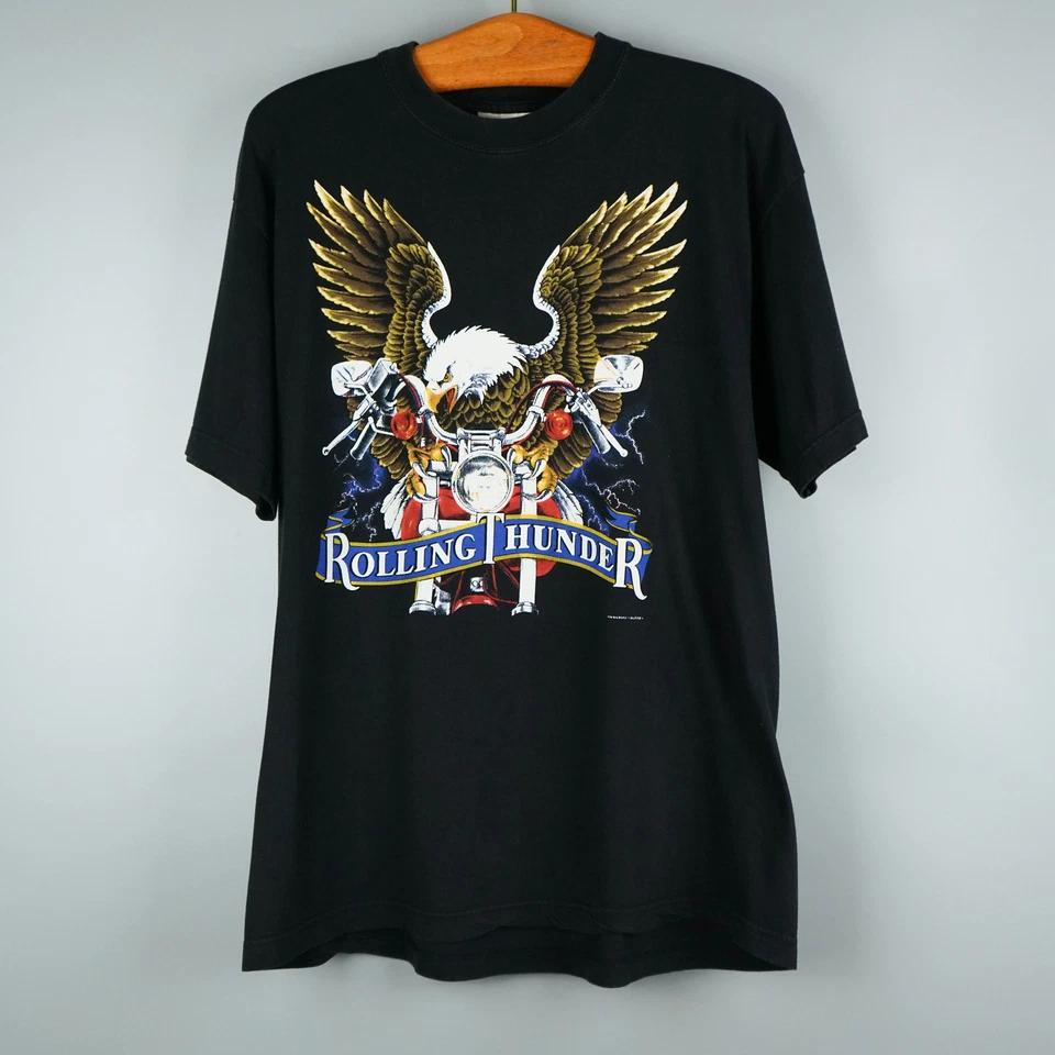 Винтажная футболка Rolling Thunder 90-х