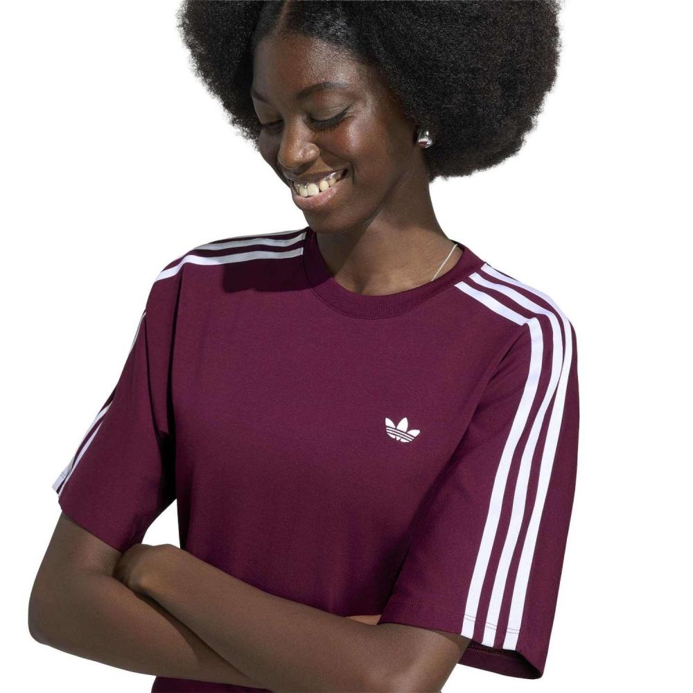 adidas Женская футболка с коротким рукавом W Slim Ss Tee Adilenium Ky5092 Бордовый