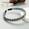 Women's Hairband Simple Hand Made Crystal Face Wash Headwear Chic Hair Hoop