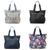 Stylish Urban Nylon Shoulder Bag For Women Spacious Tote Bag With Chic Floral Patterns