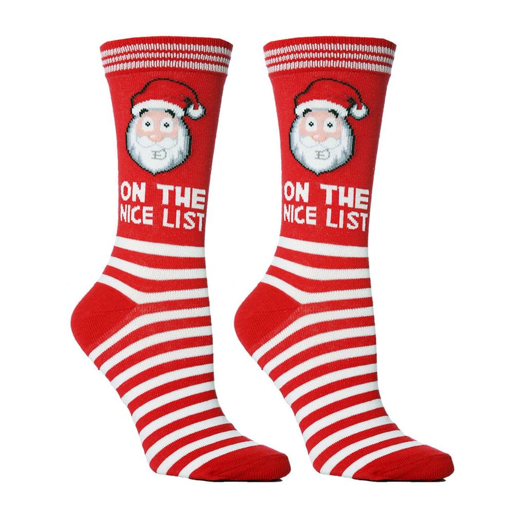Thickness Novelty Xmas Funny Socks Man Woman Lady Santa Stockings Christmas Socks Santa Claus