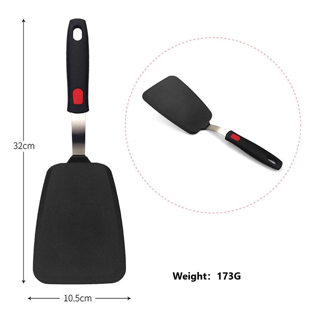 Silicone Spatula for Non Stick Pots High-temperature Resistant High Quality Stir Spring Steel Fry Spatula Tools Kitchen Utensils7
