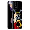 Anime One Piece Luffy Black  Phone Case For Xiaomi Redmi 7A 8A 9A 10A 11A 9C 10C 12C 13C 11 Prime A1 A2 Plus 12 4G Note 9T 12R