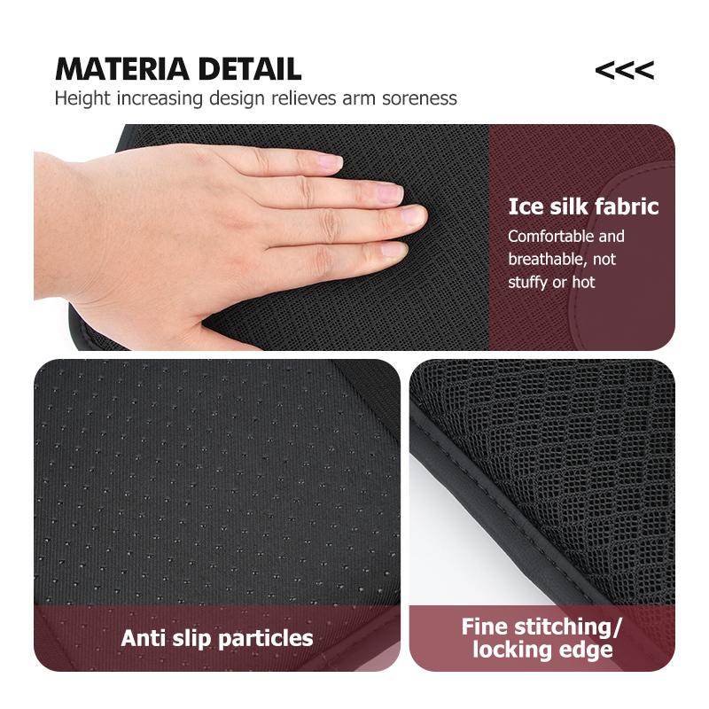 Universal Ice Silk Car Mounted Armrest Pad Central Armrest Box Height Increasing Pad For KIA Rio K5 K2 Sportage Ceed Sorento MF1
