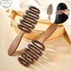 Pine Tower Shape Hair Smoothing Comb Fluffy Massage Head Hair Brush Anti-static Bristle Comb Rib Comb Hair Care Styling Comb