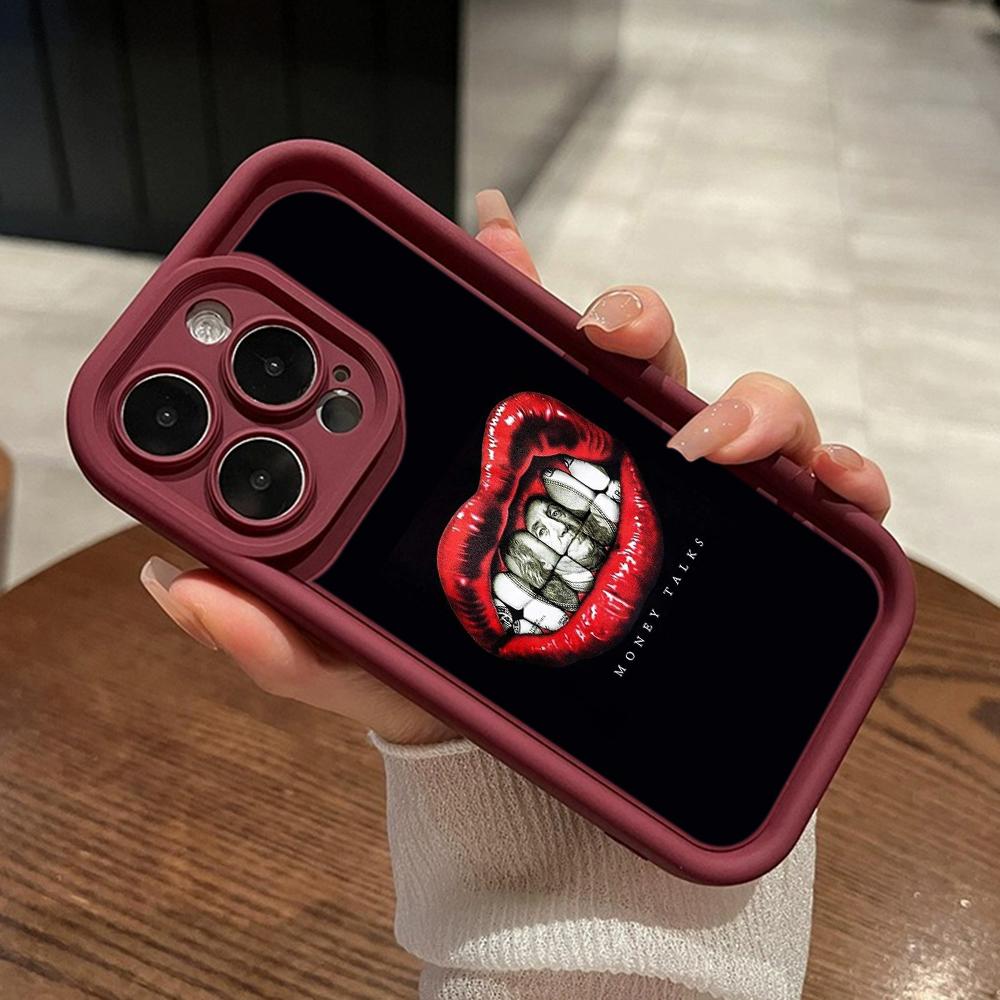 LZ19 Lips kiss art силиконовый чехол для телефона Xiaomi 11 Lite 5G 14T Redmi 14C 13C A3 Note 12 11 9 10 13 Pro Plus противоударный задний чехол