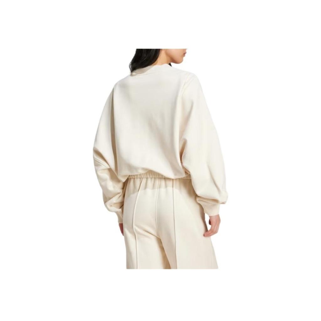 Adidas Спортивная толстовка Originals Essential Premium Essentials большого размера с круглым вырезом, женская толстовка неокрашенная IZ0291