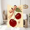 Кавайное мультяшное одеяло C-CHERRY Мягкое плед для дома Спальни Кровати Дивана Пикника Путешествия Офиса Покрывало-одеяло Подарок