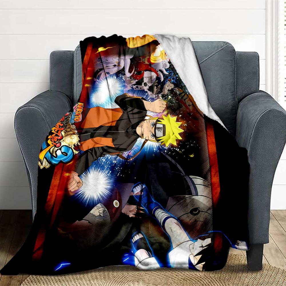 Naruto Battle Flannel Blanket Throw Blanket Soft Warm Sofa Bed Camping Car home Decor Unique Christmas Gift C930895