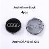 Hub Caps Hot New 2025 For qaz23 4pcs 60mm 61mm 68mm 69mm qaz23 Hub Caps Car Wheel Center Caps For qaz23 A1 A2 A3 A4 A5 A6 A7 A8