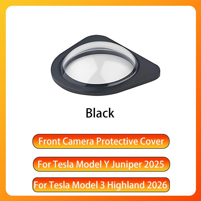For Tesla Model Y Juniper 2025+ Model 3 Highland 2026 Original Fit Front Camera Protector Shield Tempered Glass Rainproof Cover