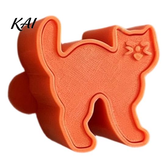Home Baking Accessories Halloween Mini Pie Mold, Cat/Pumpkin/Ghost Shape, Reusable Embossed Easy Cookie Making Tools Hand Mold for Kitchen Pumpkin