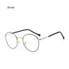 Очки для близорукости Женские круглые ультралегкие металлические оправы Очки с защитой от синего света Готовые рецептурные очки 0~-6.0