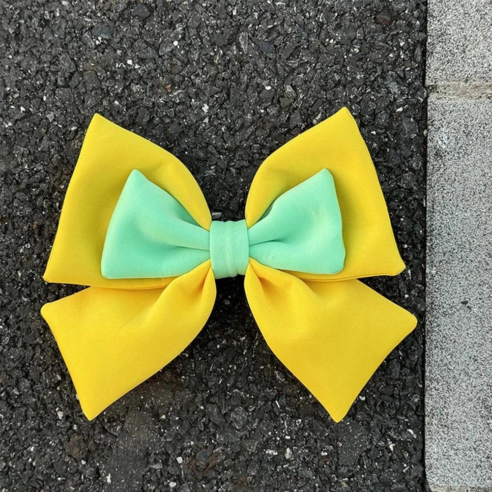 Декорация для мотоциклетного шлема 3D двухцветный бант Аксессуары для шлема электровелосипеда Декор для кузова автомобиля Бантик Для девушки Женщины