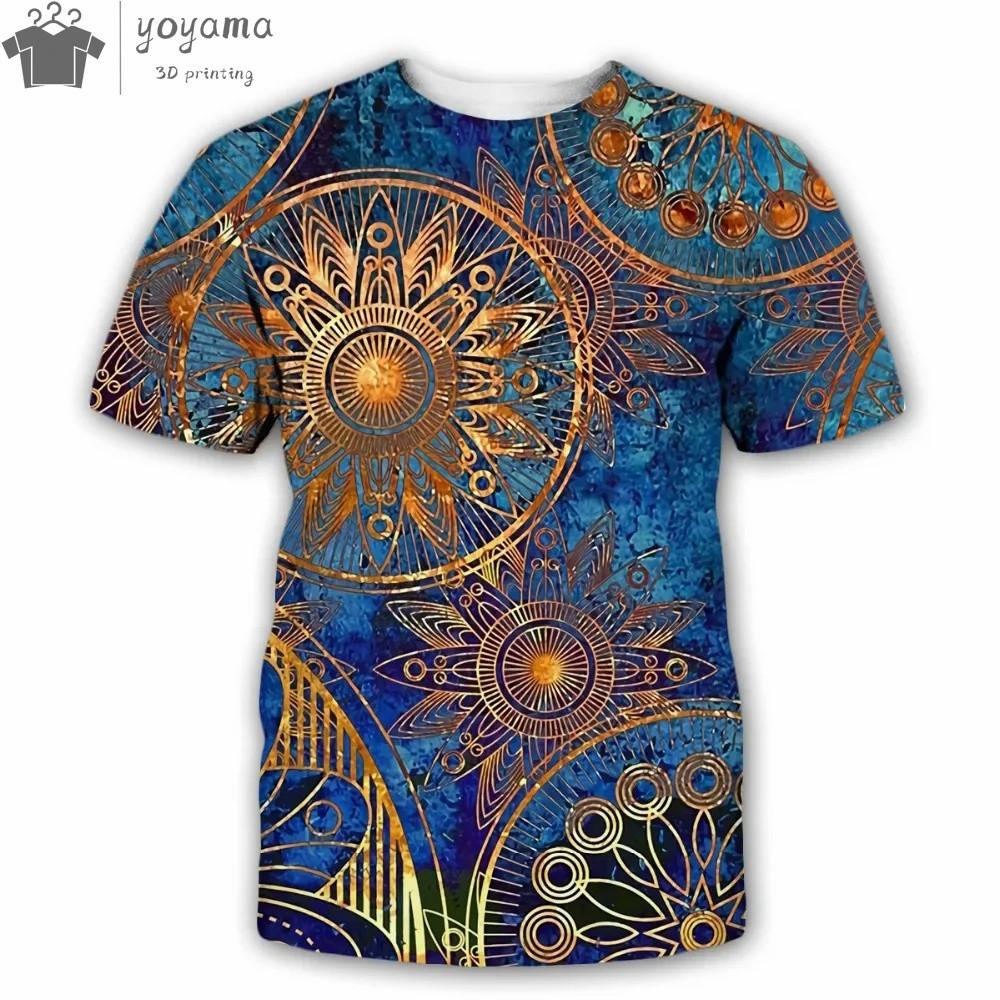 Красочная футболка с принтом «Trippy» для мужчин, крутые дизайны, футболки, летняя повседневная футболка с коротким рукавом и круглым вырезом