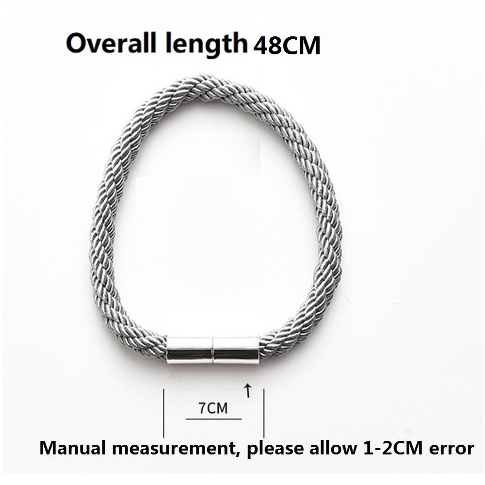 1pcs Curtain Magnet Buckle Curtain Buckle Binding Rope Punch-free Installation Decor Hanging Pendant Curtain Tie Buckle