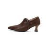 Red Brown Women Pumps High Heel Small Big Size 32 50