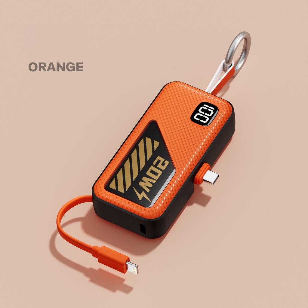 Портативный внешний аккумулятор 5000 мАч, капсульный внешний аккумулятор, быстрая зарядка, большая емкость, компактное и портативное зарядное устройство