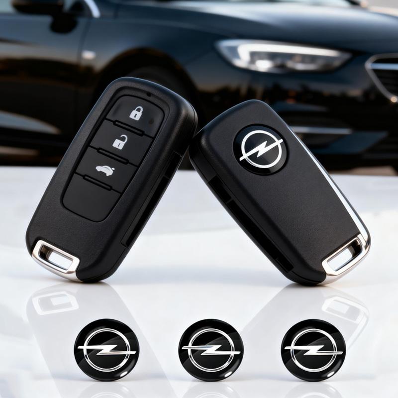 14mm Car Remote Key Stickers Badge Emblem Car Accessories For Opel Astra j Insignia Astra g Corsa Zafira b Mokka Vivaro Meriva DG7