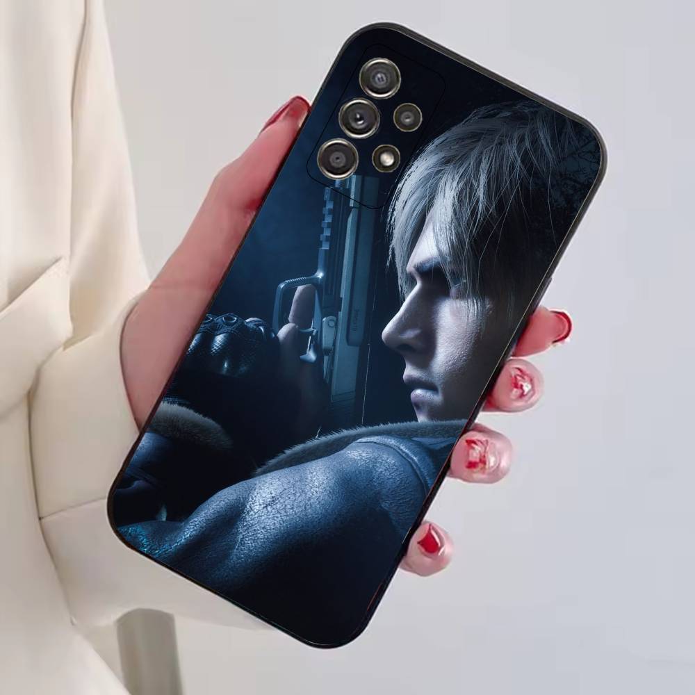 Чехол для телефона R-Residents Evil Леон Кеннеди для Samsung S25,S24,S21,S22,S23,S30,Ultra,S20,Plus,Fe, Мягкий силиконовый черный чехол