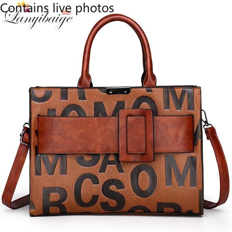 New PU Leather Handbags Fashion Ladies Shoulder Messenger Bags Tote Bag Luxury Brand Handbags Designer Bags for Women