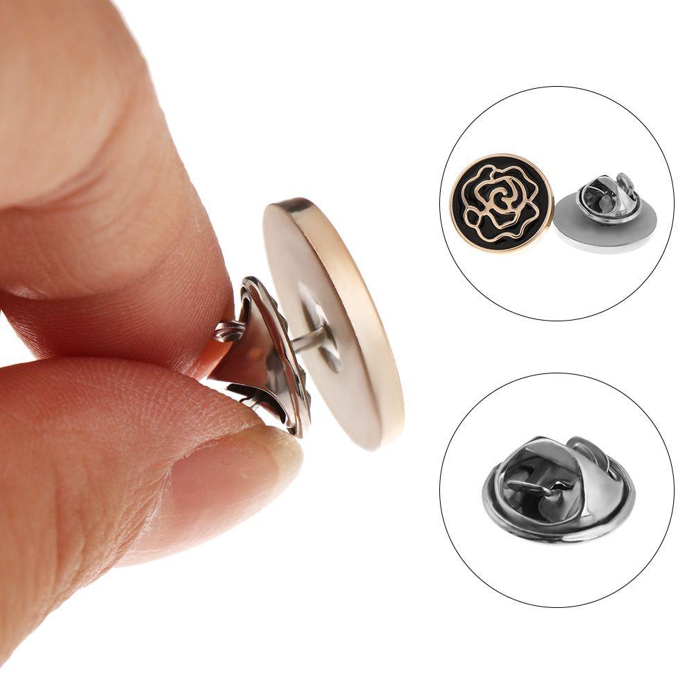 6PCS Clothing Crafts Decorative DIY Anti-exhaust Adjustable Coat Button Seamless buttons Detachable