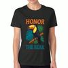 Женская хлопковая футболка Honor The Beak Toucan, Премиальное качество хлопка, Графическая печать, Прочная, Свободная и модная, Футболка для любителей тропических птиц, Повседневная