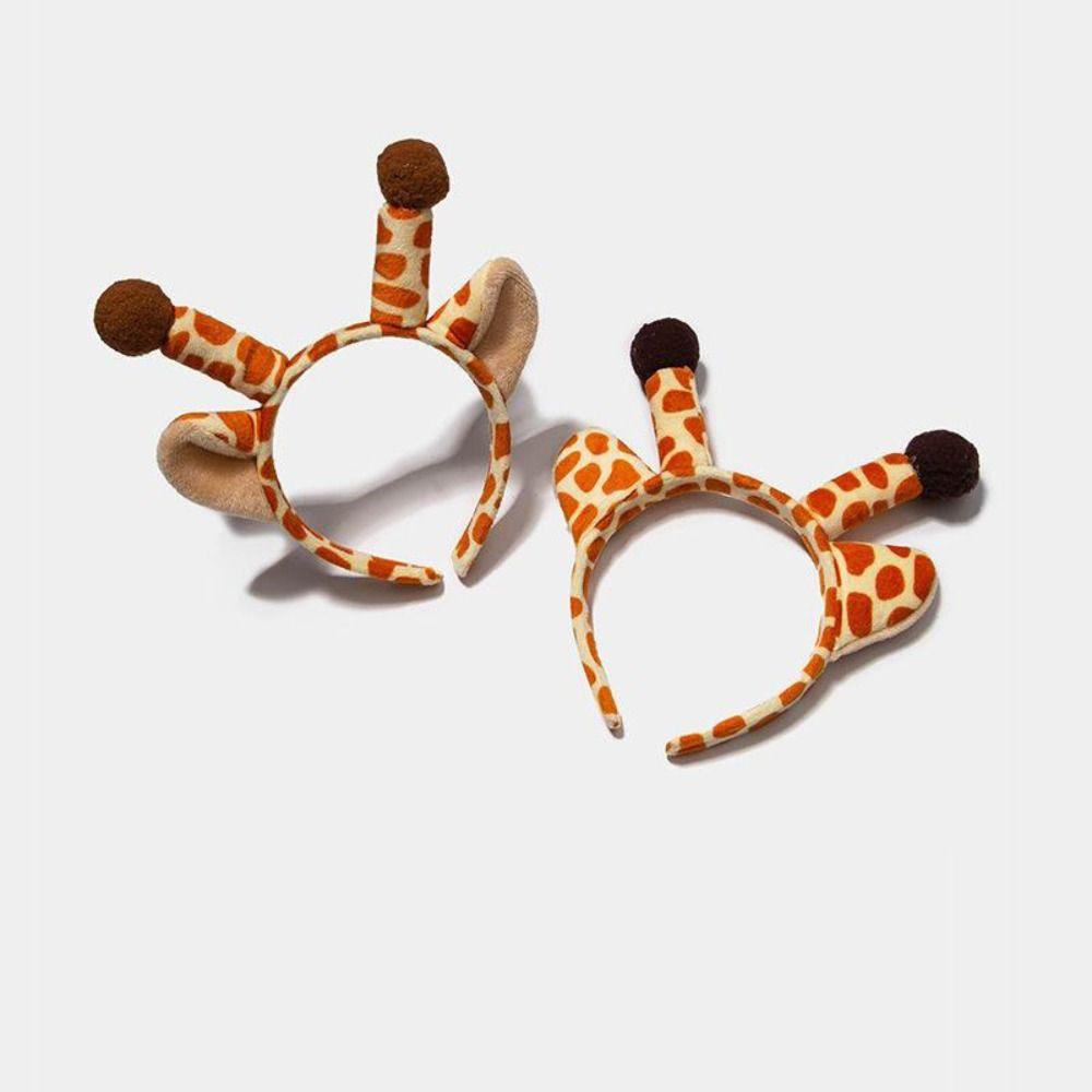 Giraffe Ears Animal Hairbands Korean Style Face Washing Hair Hoop  Girls/Female