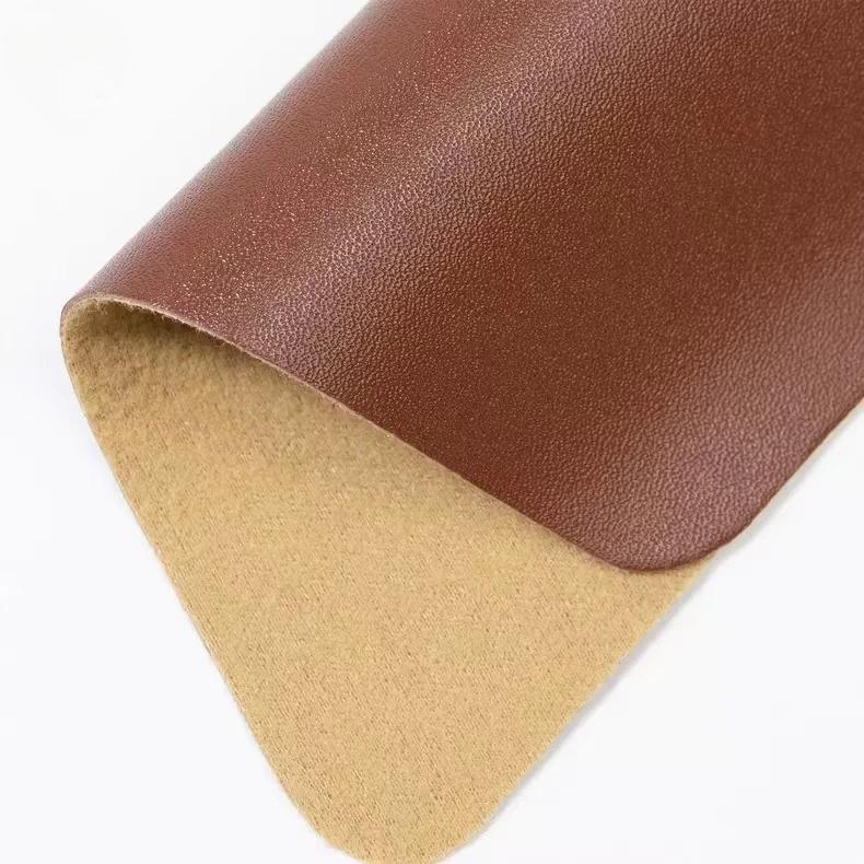 1.1mm 100x140cm PU Leather Thick Fine Sheep Grain Faux Leather Fabric For Sewing Luggage Sofa Car Cushion Furniture Upholstery