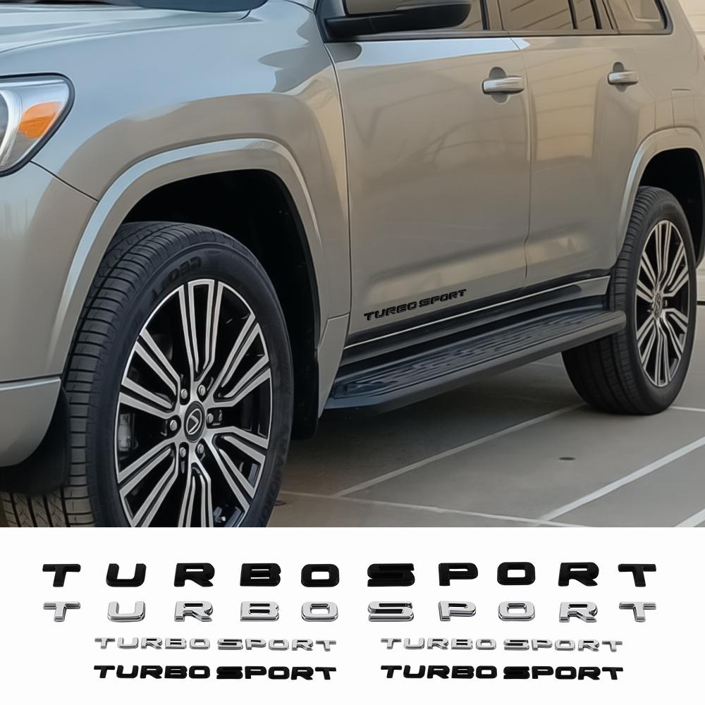 3 шт. Автомобильный значок-наклейка TURBO SPORT Для кузова двери багажника автомобиля Эмблема-наклейка Для Lexus FSPORT IS200 ES300h ct200h RX350 IS300h NX