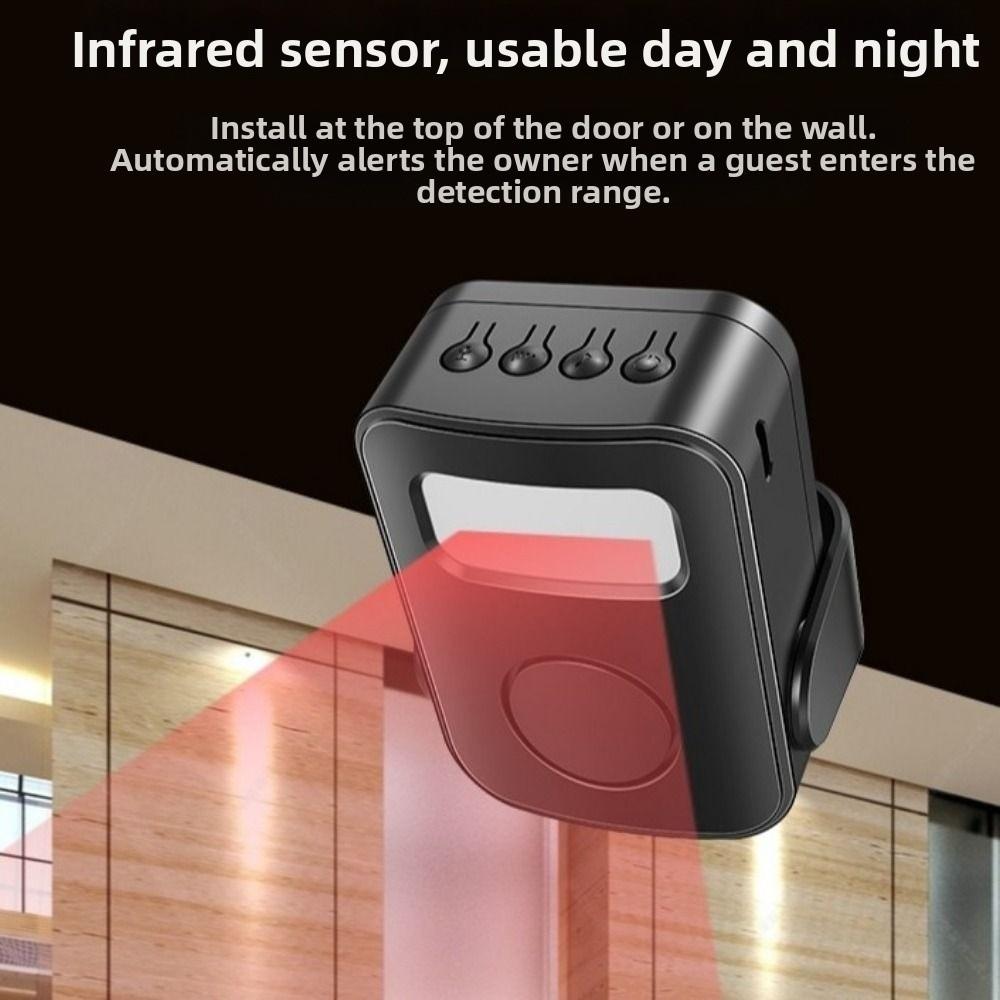 PIR Motion Detector Door Greeter Sensor Alarm Infrared Sensor Door Bell Chime Security System